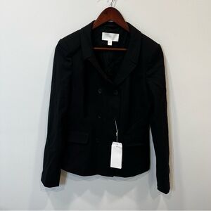 Hugo Boss Double-Breasted Black Blazer size 4 NWT